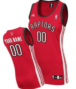 Women%27s Customized Toronto Raptors Red Basketball Jersey->customized nba jersey->Custom Jersey